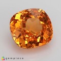 Natural Spessartite garnet 2.29 Carats Fanta Orange Antique Cushion 7x7 mm Loose Gemstone - Image 5