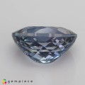 Natural Apatite 7.89 Carats Steel Blue Oval 13x11 mm Loose Gemstone - Image 4