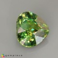 Natural Demantoid garnet 1.96 Carats Green Heart  8x7 mm Loose Gemstone - Image 5