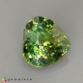 Natural Demantoid garnet 1.96 Carats Green Heart  8x7 mm Loose Gemstone - Image 7