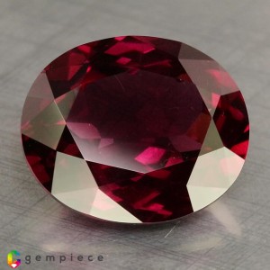 rhodolite garnet  12.21cts - 15x13mm