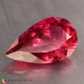 Natural Rubellite 5.28 Carats Purplish Pink Pear 16x10 mm Loose Gemstone - Image 1