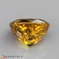 Natural Sphene 6.55 Carats Golden Yellow Oval 11x10 mm Loose Gemstone - Image 4