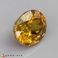 Natural Sphene 6.55 Carats Golden Yellow Oval 11x10 mm Loose Gemstone - Image 5
