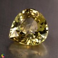 Natural Zircon 4.63 Carats Pastel Yellow Pear 10x10 mm Loose Gemstone - Image 1