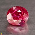 Natural Ruby 1.74 Carats Pinkish Red Oval 7x6 mm Loose Gemstone - Image 1