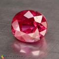 Natural Ruby 1.74 Carats Pinkish Red Oval 7x6 mm Loose Gemstone - Image 2