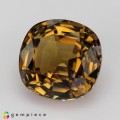 Natural Tourmaline 7.28 Carats Honey Yellow Antique Cushion 11x11 mm Loose Gemstone - Image 3