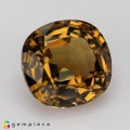 Natural Tourmaline 7.28 Carats Honey Yellow Antique Cushion 11x11 mm Loose Gemstone - Image 6