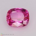 Natural Sapphire 1.59 Carats Vivid Pink Cushion 7x6 mm Loose Gemstone - Image 2