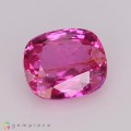 Natural Sapphire 1.59 Carats Vivid Pink Cushion 7x6 mm Loose Gemstone - Image 7