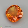 Natural Spessartite garnet 4.51 Carats Fanta Orange Cushion 11x9 mm Loose Gemstone - Image 3