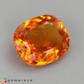 Natural Spessartite garnet 4.51 Carats Fanta Orange Cushion 11x9 mm Loose Gemstone - Image 5