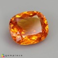 Natural Spessartite garnet 4.51 Carats Fanta Orange Cushion 11x9 mm Loose Gemstone - Image 6