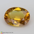 Natural Sapphire 3.10 Carats Yellow Oval 11x8 mm Loose Gemstone - Image 2