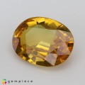 Natural Sapphire 3.10 Carats Yellow Oval 11x8 mm Loose Gemstone - Image 3