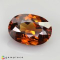 Natural Zircon 9.64 Carats Imperial Brown Oval 14x10 mm Loose Gemstone - Image 2
