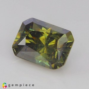 demantoid garnet  3.57cts - 10x7mm