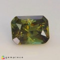 Natural Demantoid garnet 3.57 Carats Honey Green to Red Sparks Emerald Cut 10x7 mm Loose Gemstone - Image 6
