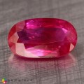 Natural Ruby 2.42 Carats Pinkish Red Oval 10x6 mm Loose Gemstone - Image 3
