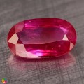 Natural Ruby 2.42 Carats Pinkish Red Oval 10x6 mm Loose Gemstone - Image 1