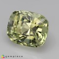 Natural Chrysoberyl 3.71 Carats Light Pastel Yellow Green Cushion 9x8 mm Loose Gemstone - Image 3