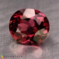 Natural Rhodolite garnet 3.88 Carats Purplish Pink Oval 10x9 mm Loose Gemstone - Image 2