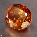 Natural Sphalerite 17.55 Carats Sunset Orange Oval 15x13 mm Loose Gemstone - Image 2