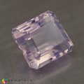 Natural Lavender quartz 15.05 Carats Baby Lavender Emerald Cut 15x14 mm Loose Gemstone - Image 6