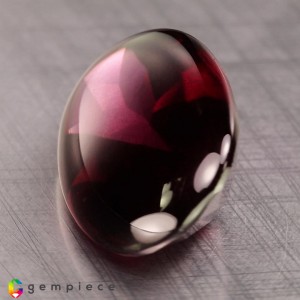 rhodolite garnet  16.39cts - 18x13mm