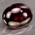 Natural Rhodolite garnet 16.39 Carats Pinkish Red Buff Top 18x13 mm Loose Gemstone - Image 7