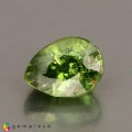 Natural Demantoid garnet 0.99 Carats Green Pear 6x5 mm Loose Gemstone - Image 2