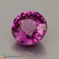 Natural Rhodolite garne 1.32 Carats Purple Round 6x6 mm Loose Gemstone - Image 2