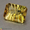 Natural Tourmaline 5.55 Carats Honey Yellow Fancy  13x10 mm Loose Gemstone - Image 2