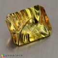Natural Tourmaline 5.55 Carats Honey Yellow Fancy  13x10 mm Loose Gemstone - Image 7