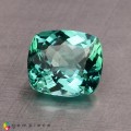 Natural Apatite 1.31 Carats Paraiba Blue Green Cushion 7x6 mm Loose Gemstone - Image 2