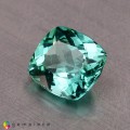 Natural Apatite 1.31 Carats Paraiba Blue Green Cushion 7x6 mm Loose Gemstone - Image 3