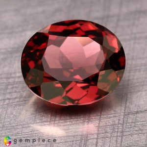 rhodolite garnet  3.39cts - 10x8mm