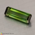 Natural Tourmaline 2.79 Carats Green Emerald Cut 15x5 mm Loose Gemstone - Image 2