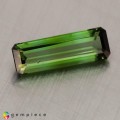 Natural Tourmaline 2.79 Carats Green Emerald Cut 15x5 mm Loose Gemstone - Image 1