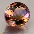 Natural Ametrine 102.30 Carats Purple Yellow Oval 31x26 mm Loose Gemstone - Image 6