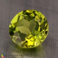 Natural Peridot 4 Carats Green Round 10x6 mm Loose Gemstone - Image 2