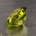 Natural Peridot 4 Carats Green Round 10x6 mm Loose Gemstone - Image 3
