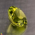 Natural Peridot 4 Carats Green Round 10x6 mm Loose Gemstone - Image 6
