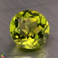 Natural Peridot 4 Carats Green Round 10x6 mm Loose Gemstone - Image 10