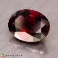 Natural Rhodolite garnet 7.37 Carats Purplish Pink Oval 13x10 mm Loose Gemstone - Image 2