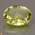 Natural Sillimanite 10.41 Carats Yellowish Green Oval 16x13 mm Loose Gemstone - Image 1
