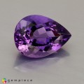 Natural Amethyst 10.56 Carats Purple Pear 18x13 mm Loose Gemstone - Image 3