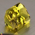 Natural Prasiolite 105.29 Carats Lemon yellow Emerald Cut 30x24 mm Loose Gemstone - Image 6