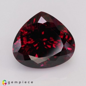 rhodolite garnet  21.89cts - 18x16mm